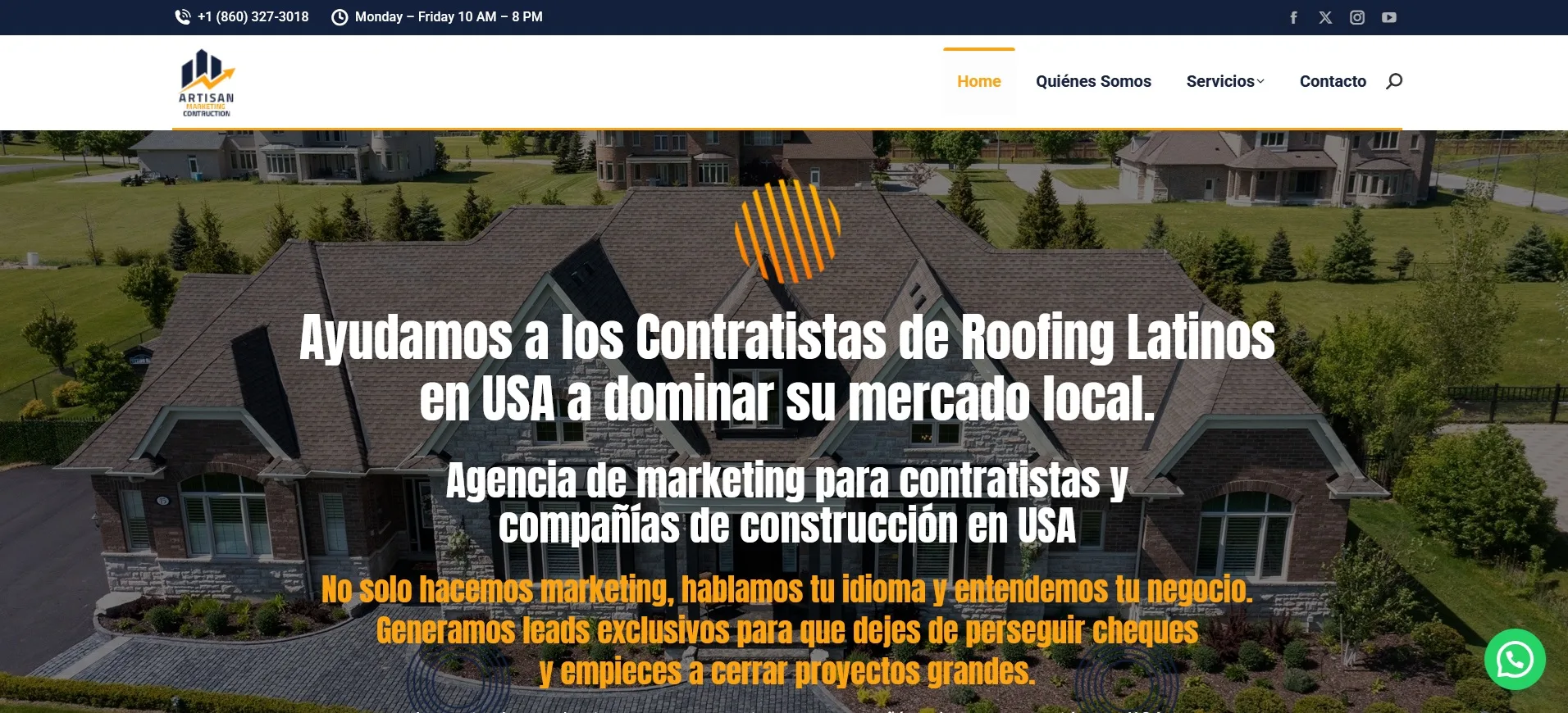 Artisan Marketing Construction - Diseño Web Agencia B2B & SEO