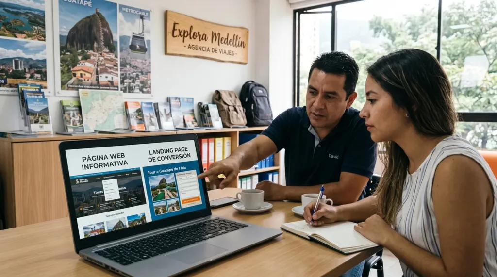 Diferencia entre una Página Web Informativa y una Landing Page: ¿Qué necesita tu empresa?
