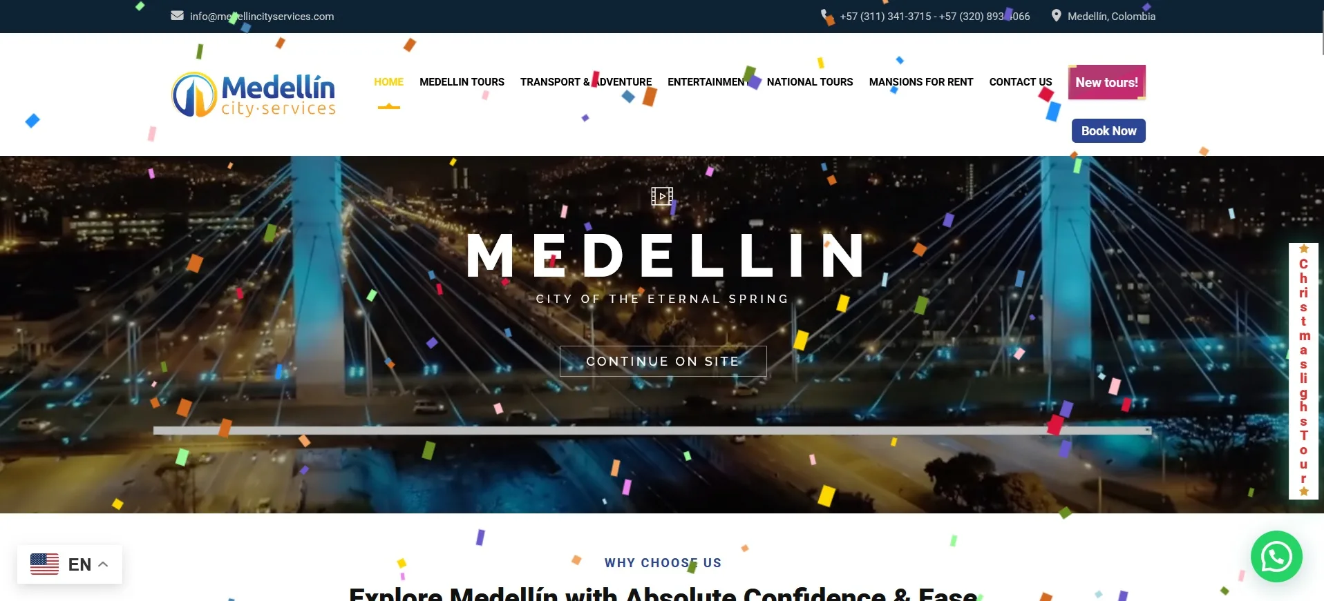 Medellín City Services - Portal de Turismo & Sistema de Reservas