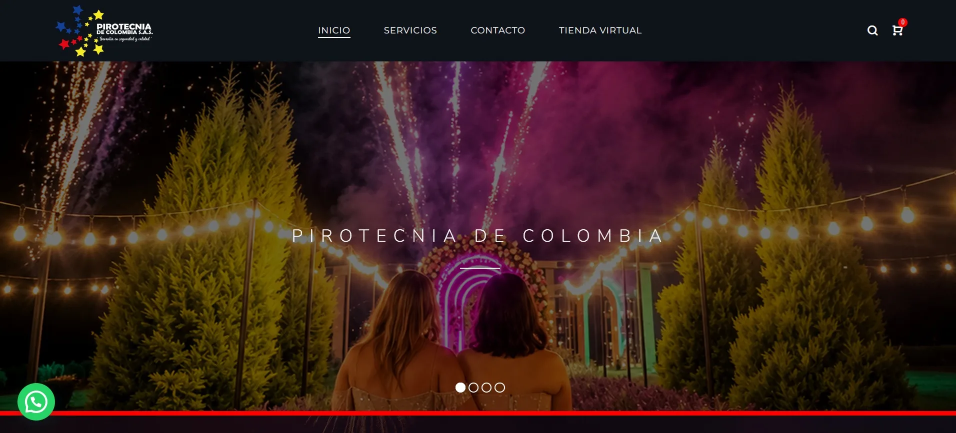 Pirotecnia de Colombia - Catálogo Digital & Posicionamiento Web