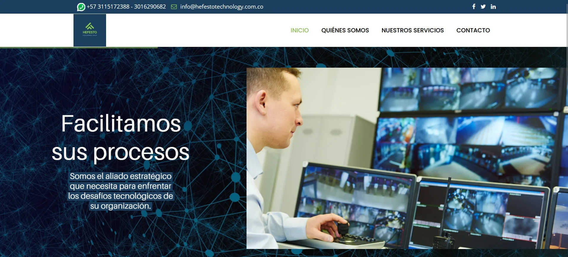 Hefesto Technology - Diseño Web Sector Tecnológico